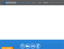 Tablet Screenshot of continentalpac.com